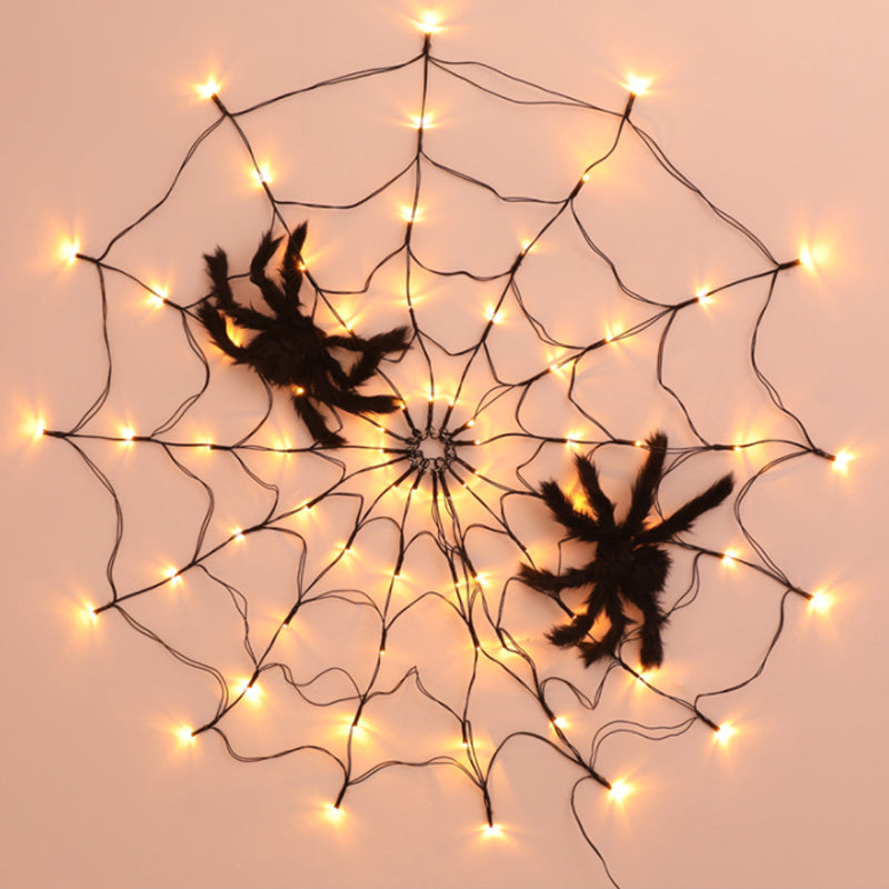 LumosDecor - Halloween decoratieve verlichting Spinneweb LED-verlichting | 50% KORTING