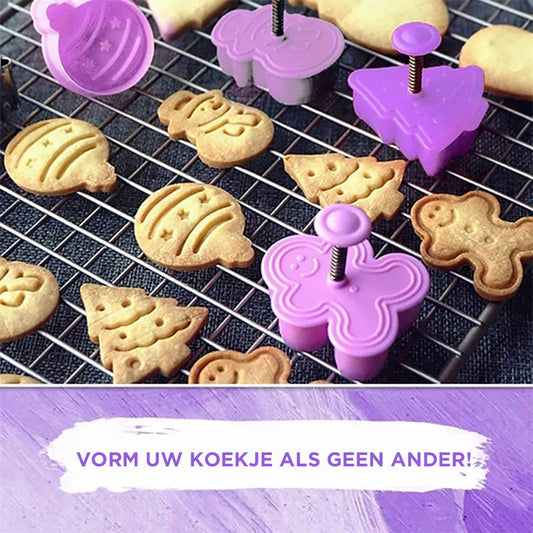 Koekjes stempel set (4 stuks)