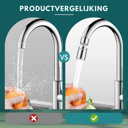 AquaSpin – 360° Kraanreiniger Upgrade | 1+1 GRATIS