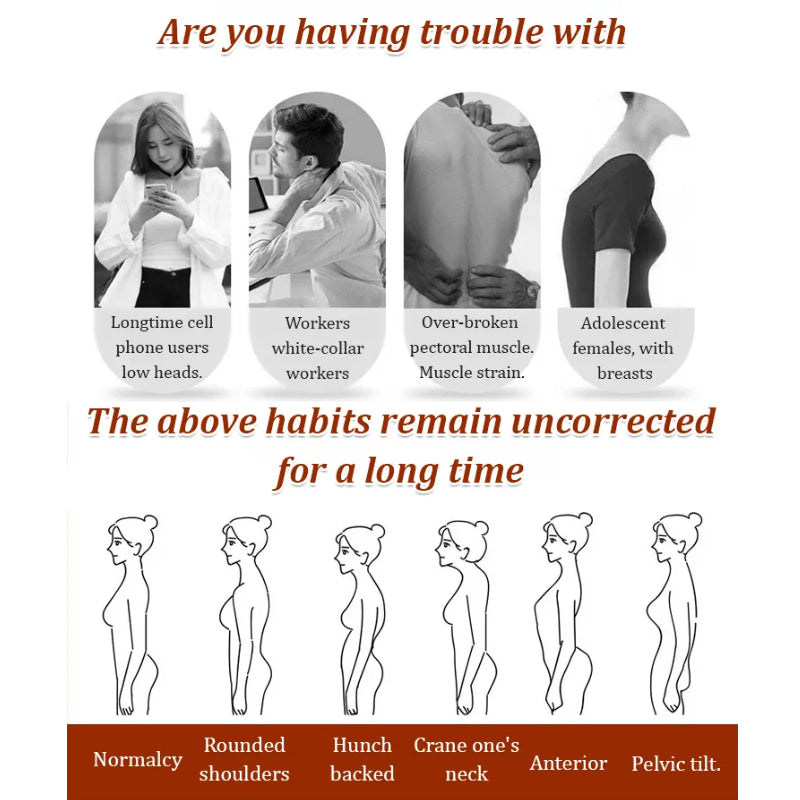 Pijnverlichtende houdingcorrector