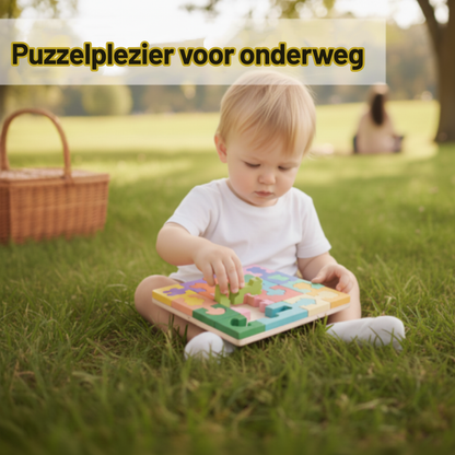 BrainBoost – Houten Vormpuzzel | 50% KORTING