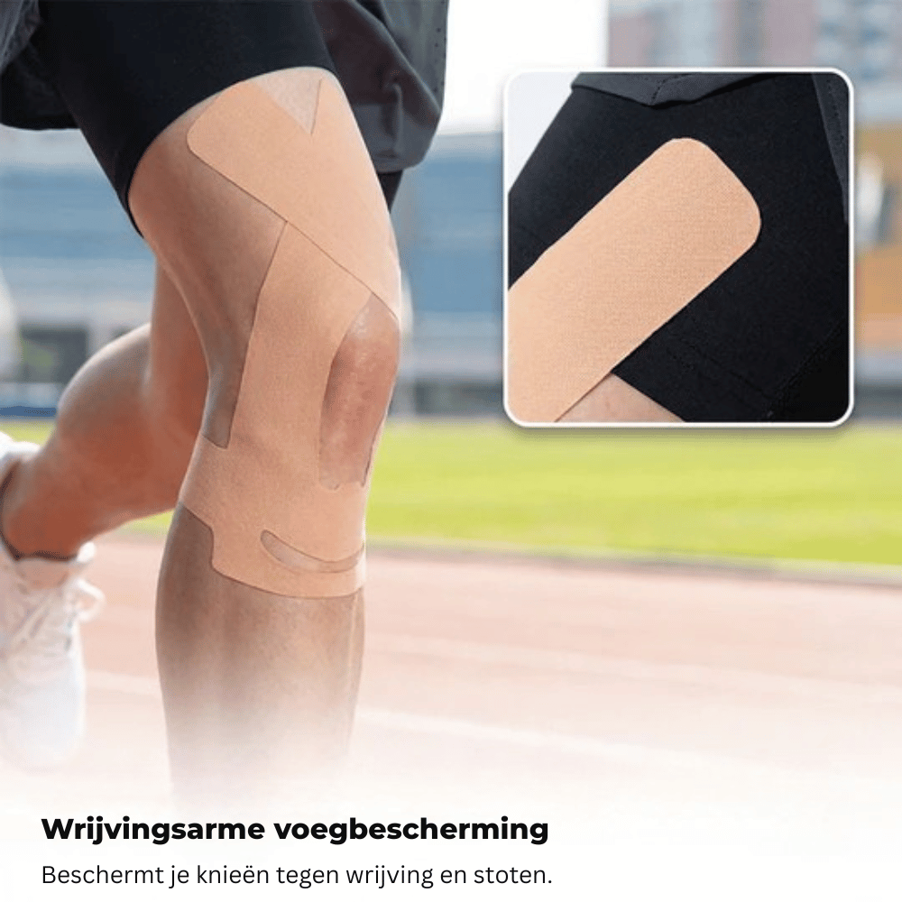 KneeFlex Set 4 stuks — Sport Knie Tape | 50% KORTING