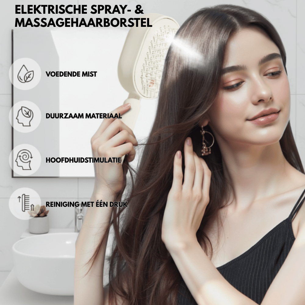 LushVibe — Ontwarringsborstel met hoofdhuidmassage | 50% KORTING