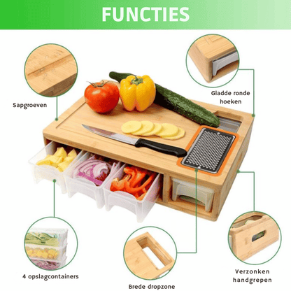 FreshNest — Bamboe Prep Station | 50% KORTING