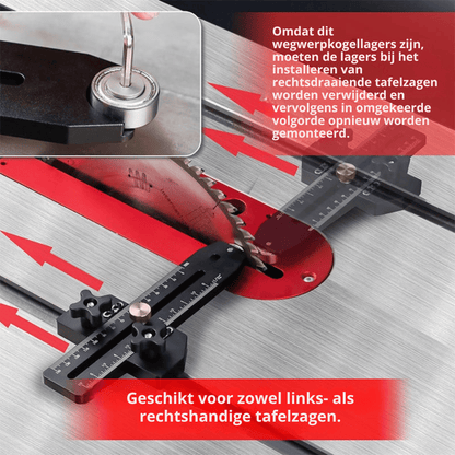 BladeMaster — Precisie Zaagtafelgeleider | 50% KORTING