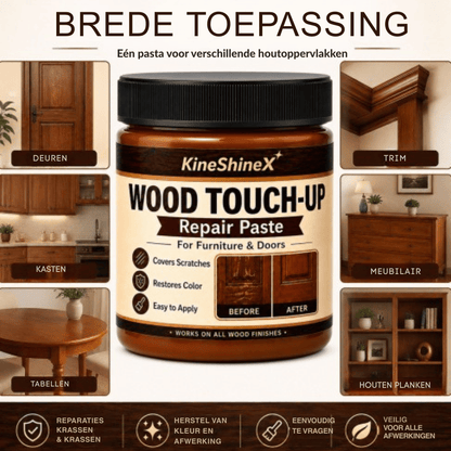 WoodTouch — Hout Reparatiecrème Bruin | 1+1 GRATIS