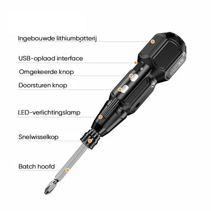 Huishoudelijke Mini-elektrische Schroevendraaier