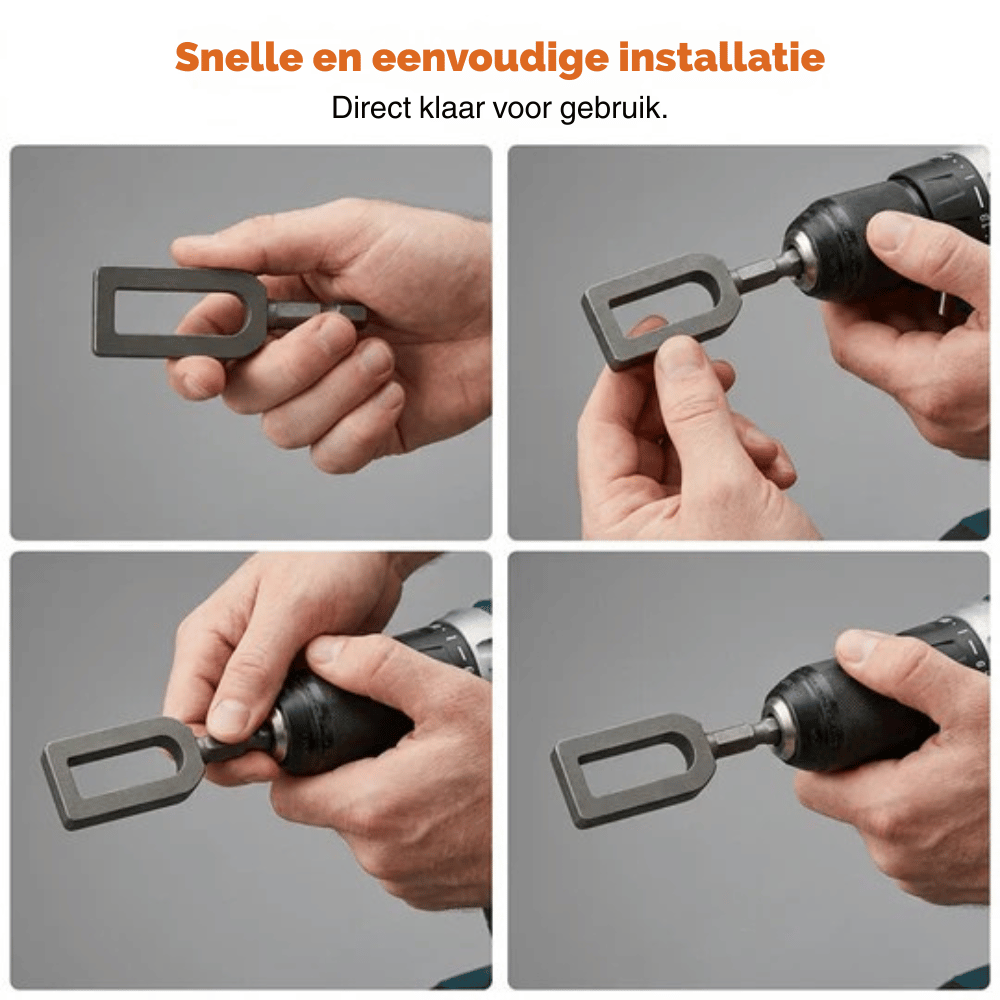 VoltGrip — Draaigereedschap voor draad voor boormachines, 5-delige set | 50% KORTING