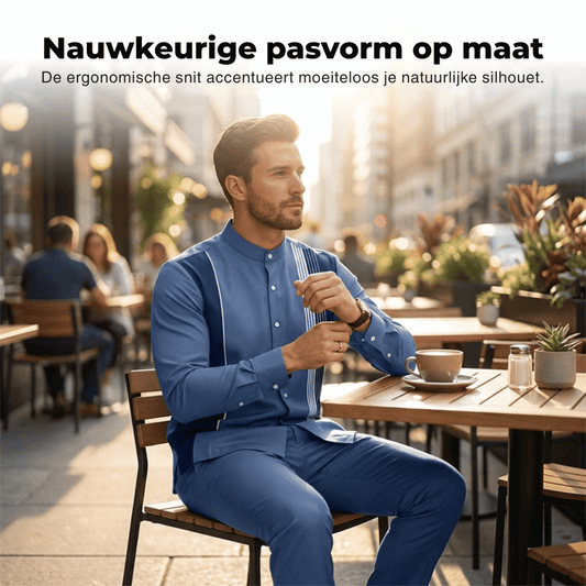 Eric — Gestreepte Heren Set | 50% KORTING