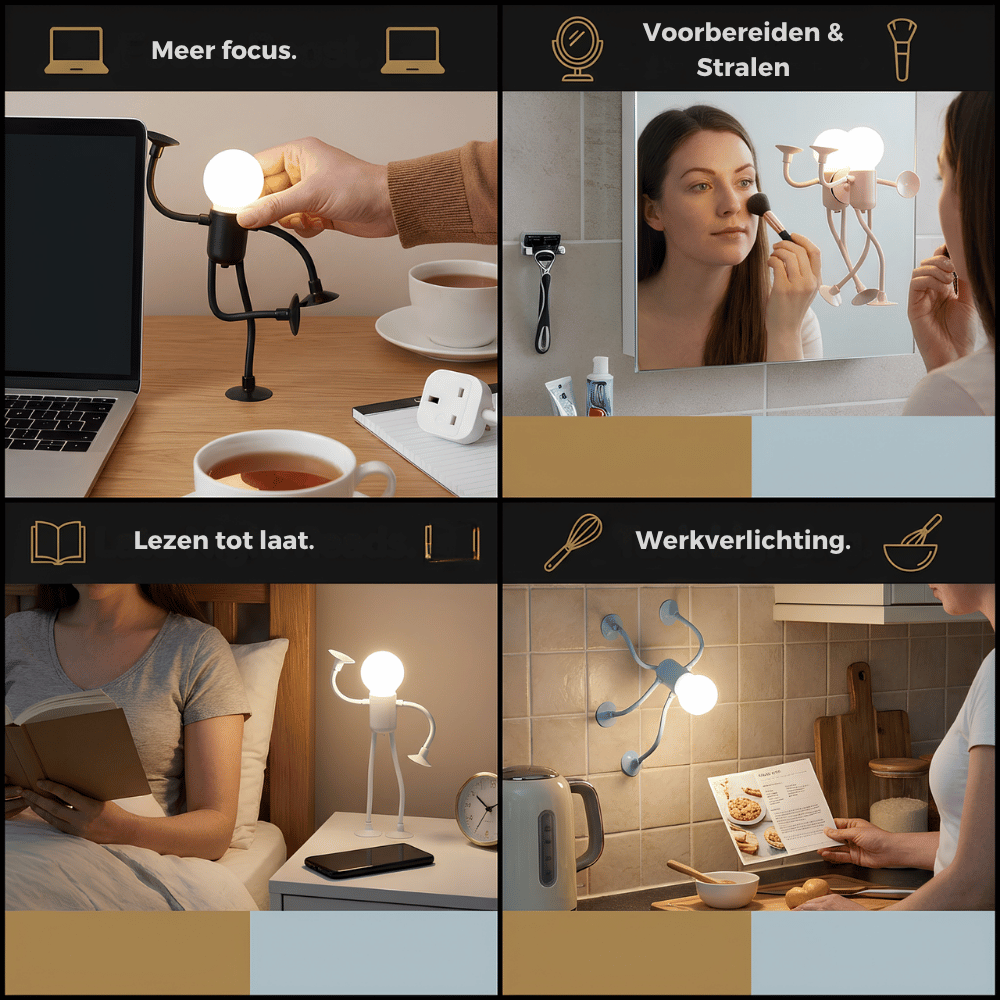 LuminoFlex — Flexibele LED Sfeerverlichting | 1+1 GRATIS