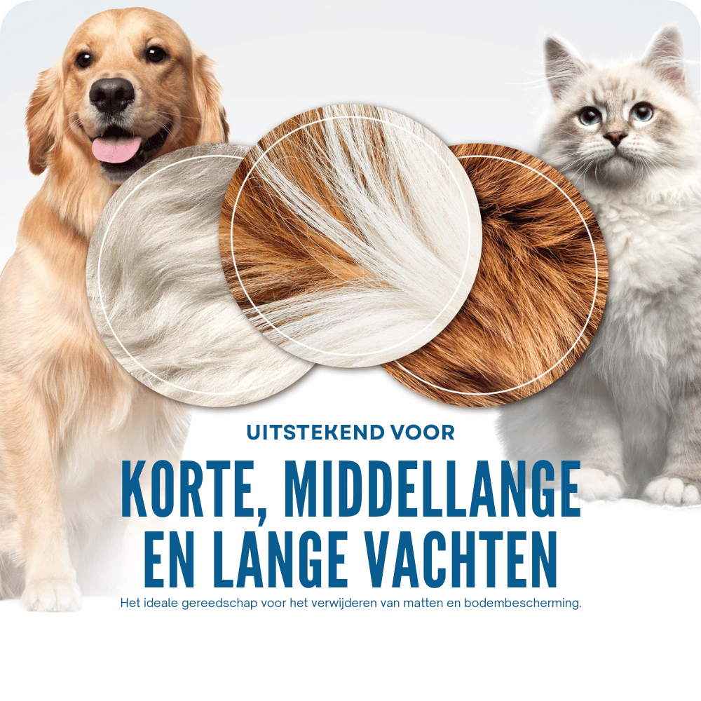 FurMender — Vachtverzorgings- & Ontklittingsborstel | 1+1 GRATIS