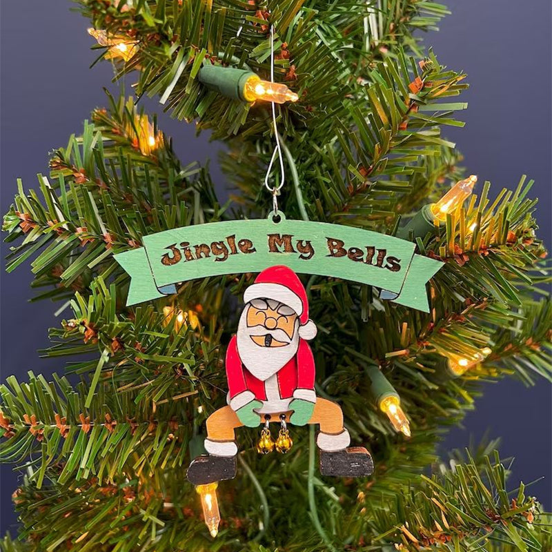 Kerstman bel hanger