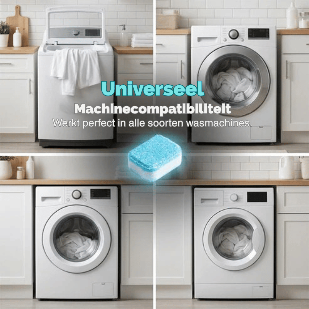 WasherRefresh 12 stuks — Wasmachine Reinigingstabletten | 1+2  doosGRATIS