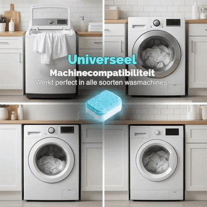 WasherRefresh 12 stuks — Wasmachine Reinigingstabletten | 1+2  doosGRATIS