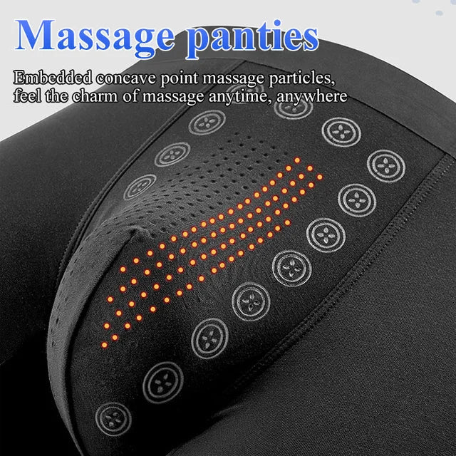 Magnetische massagetherapie-onderbroeken voor heren