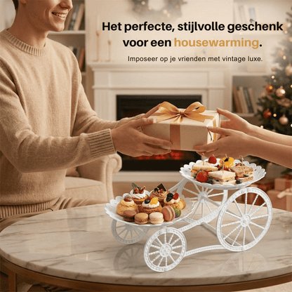 EleganceRack — Tweelaags Dessertstandaard | 1+1 GRATIS