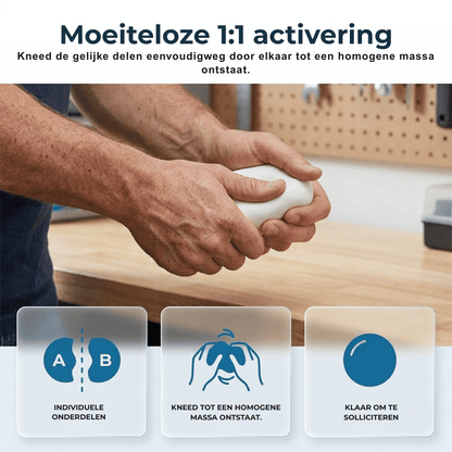 SteelBond Pro — Metaalreparatie Epoxy-Kneedmassa | 1+1 GRATIS