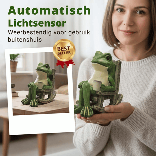 GlowFrog — Zonnelamp Kikker  | 50% KORTING