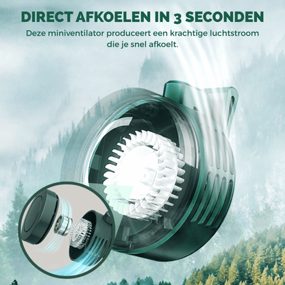 SparkBreeze — Draagbare Clipventilator | 50% KORTING