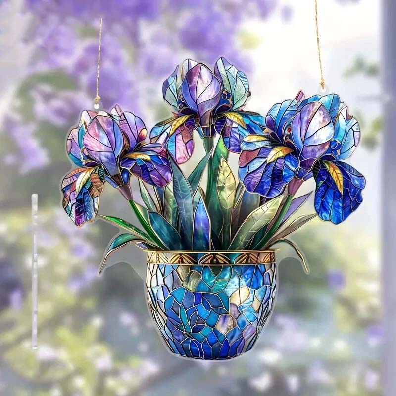 LeafGlow™ – Groene plantenhanger van acryl | 1+1 GRATIS