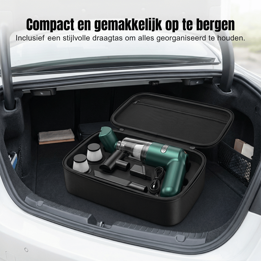 AeroSweep — Snoerloze Kracht in Zakformaat | 50% KORTING
