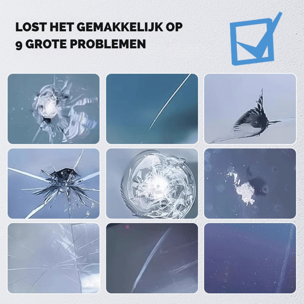 ClearFix – Voorruit Reparatieset | 1+1 GRATIS