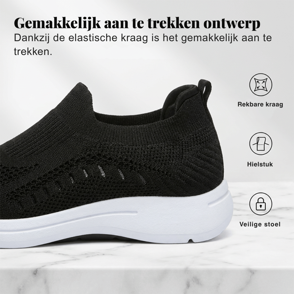 Maya — Ademende Gebreide Sneakers | 50% KORTING