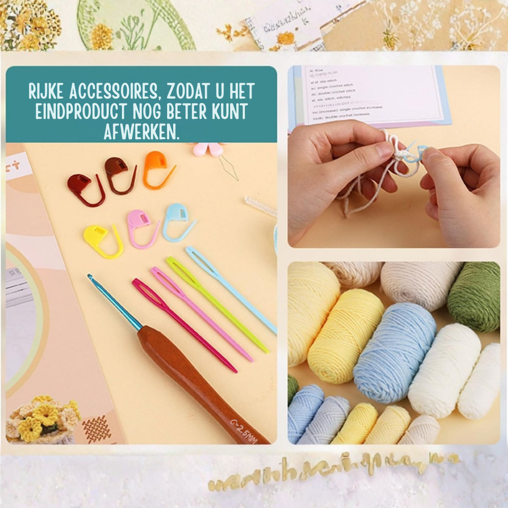 KreativCraft  - Haak beginnersset | 50% KORTING