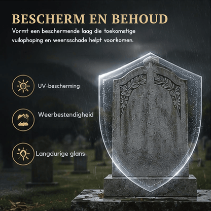 StoneShield — Grafsteen Glansverzorging | 1+1 GRATIS