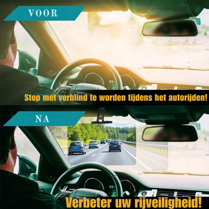 ClearView Drive – Anti-Glare Zonneklep | 50% KORTING