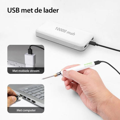 USB Portable Electric Soldering Iron Set