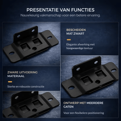 TitanGrip — Onwankelbare Plankenbeugels 4 stuks | 50% KORTING