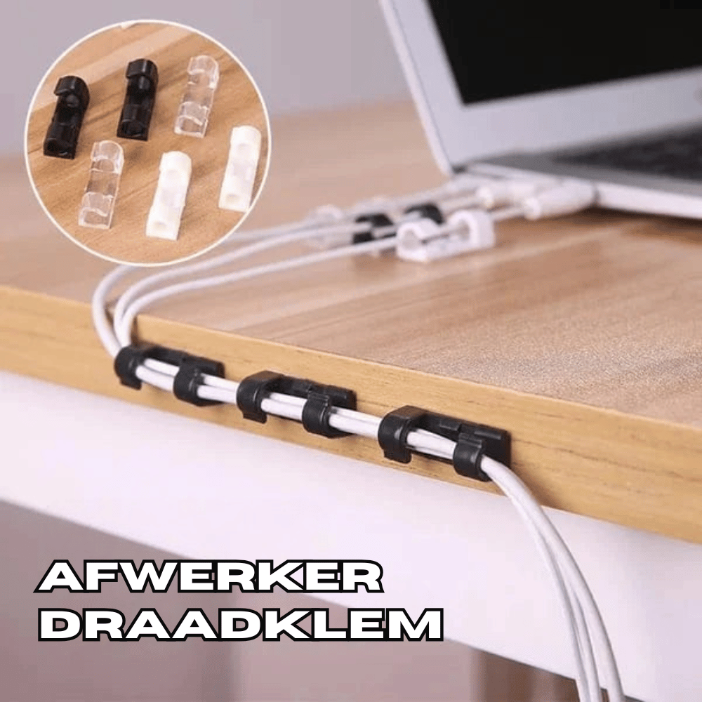 ClampLux — Kabel Organizer Clips | 50% KORTING