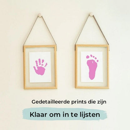 Knoeivrije baby-afdrukset voor handen en voeten