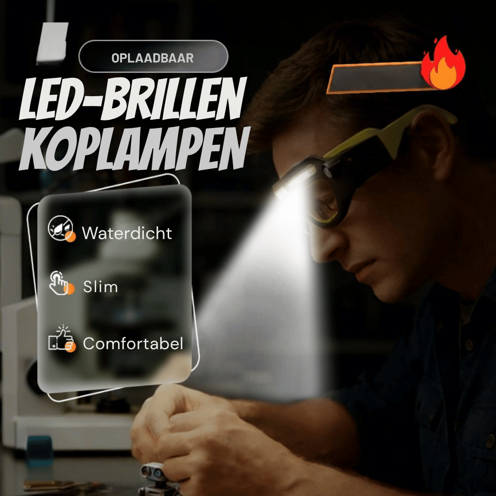 NightWave – Hoofdlamp met bewegingssensor | 50% KORTING