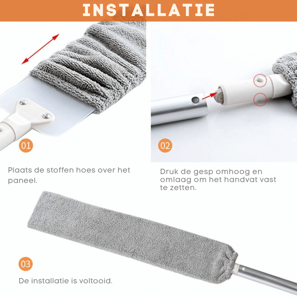 GapGlide — Intrekbare Spleetborstel met 3 extra doekjes | 50% KORTING