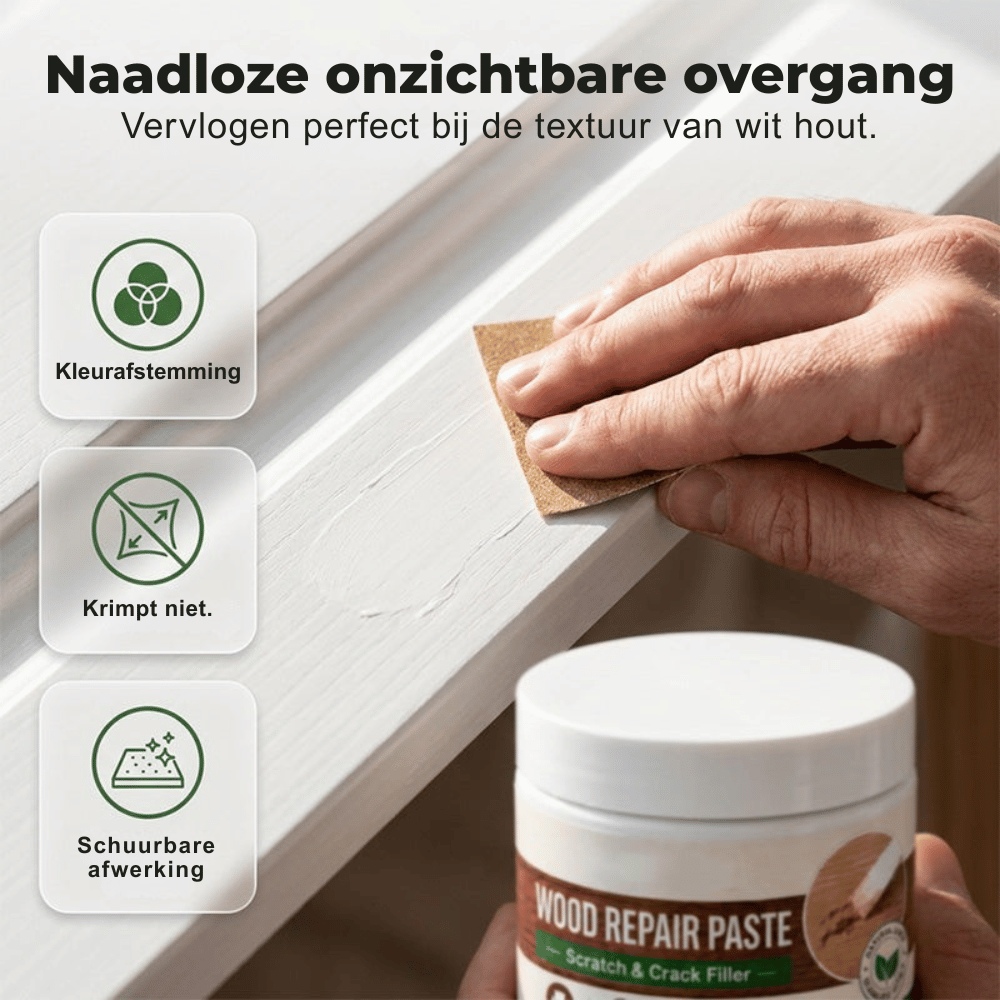 WoodFix — Hout Reparatiepasta | 1+1 GRATIS
