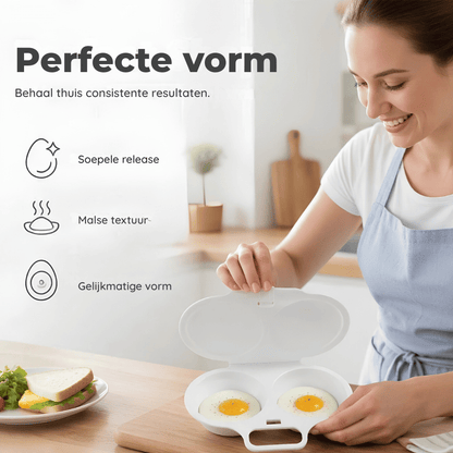 EggEase Duo — Perfecte Gepocheerde Eieren | 50% KORTING