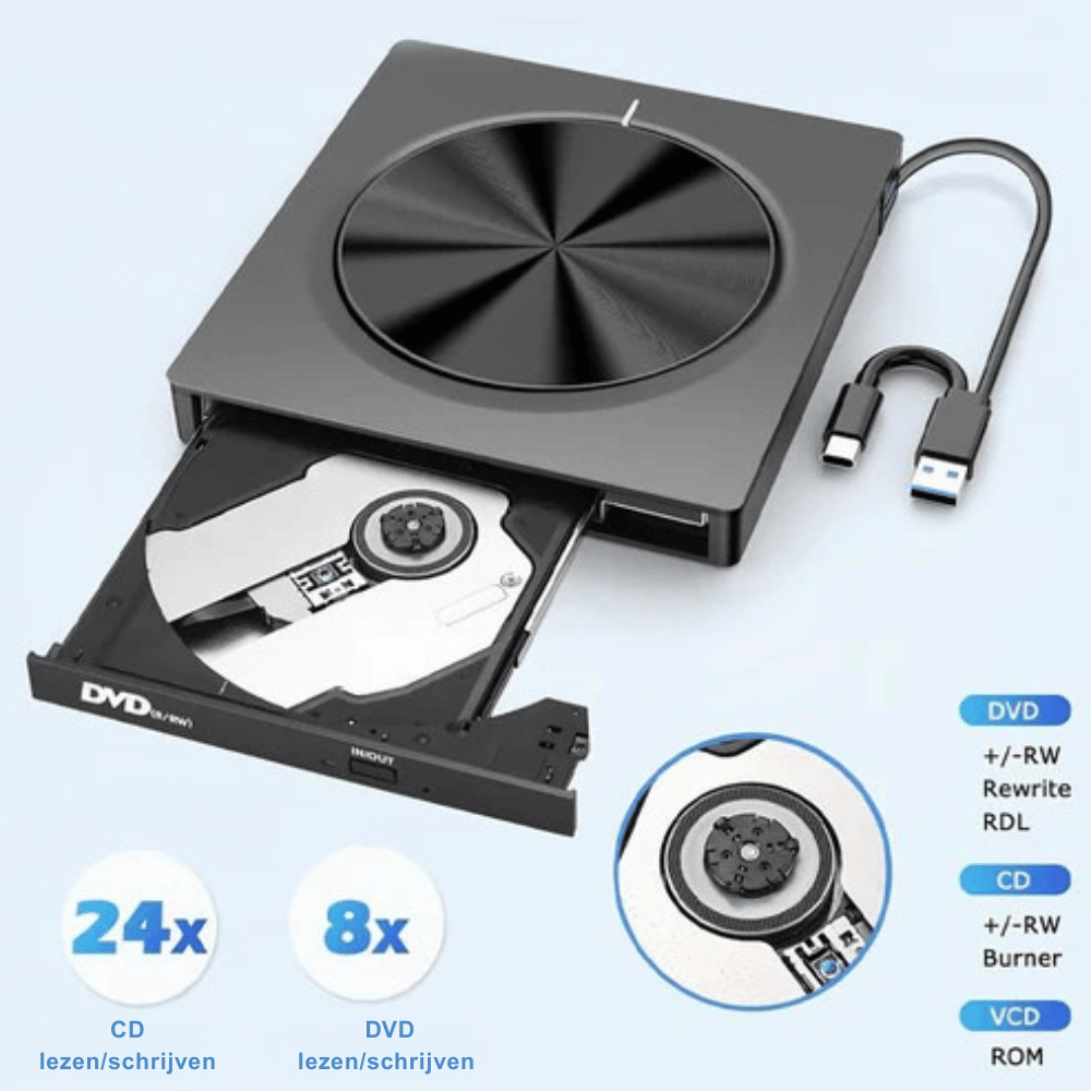 DriveVault — 7-in-1 Speler | 50% KORTING