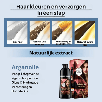 HerbaGlow — Haarkleur Shampoo | 2+1 GRATIS