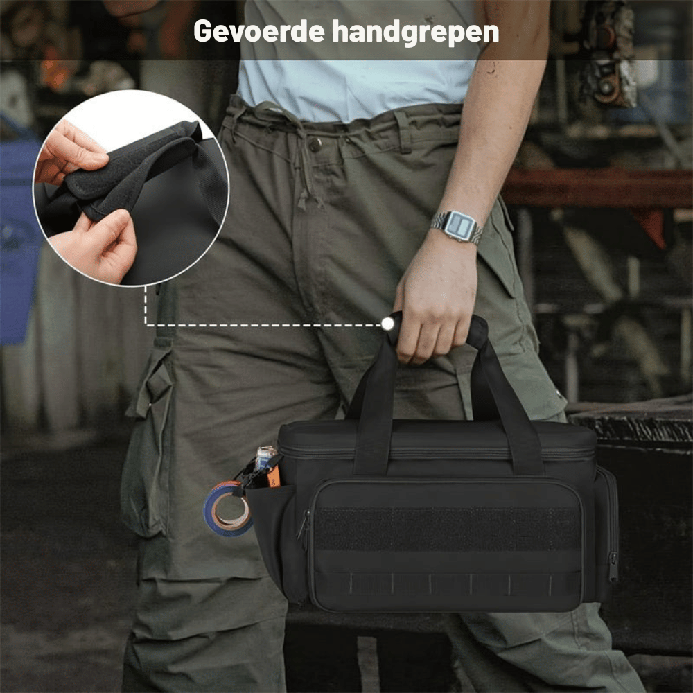 TitanTote — Robuuste Canvas Gereedschapstas | 50% KORTING