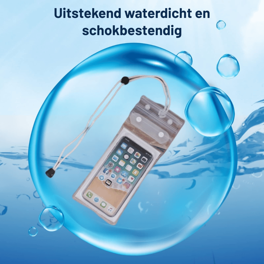 AquaShield — Waterdichte Telefoonhoes | 1+1 GRATIS