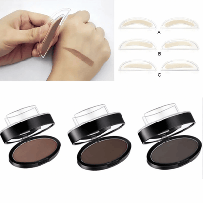 BrowMist — Waterdichte Wenkbrauwstempel Set | 50% KORTING