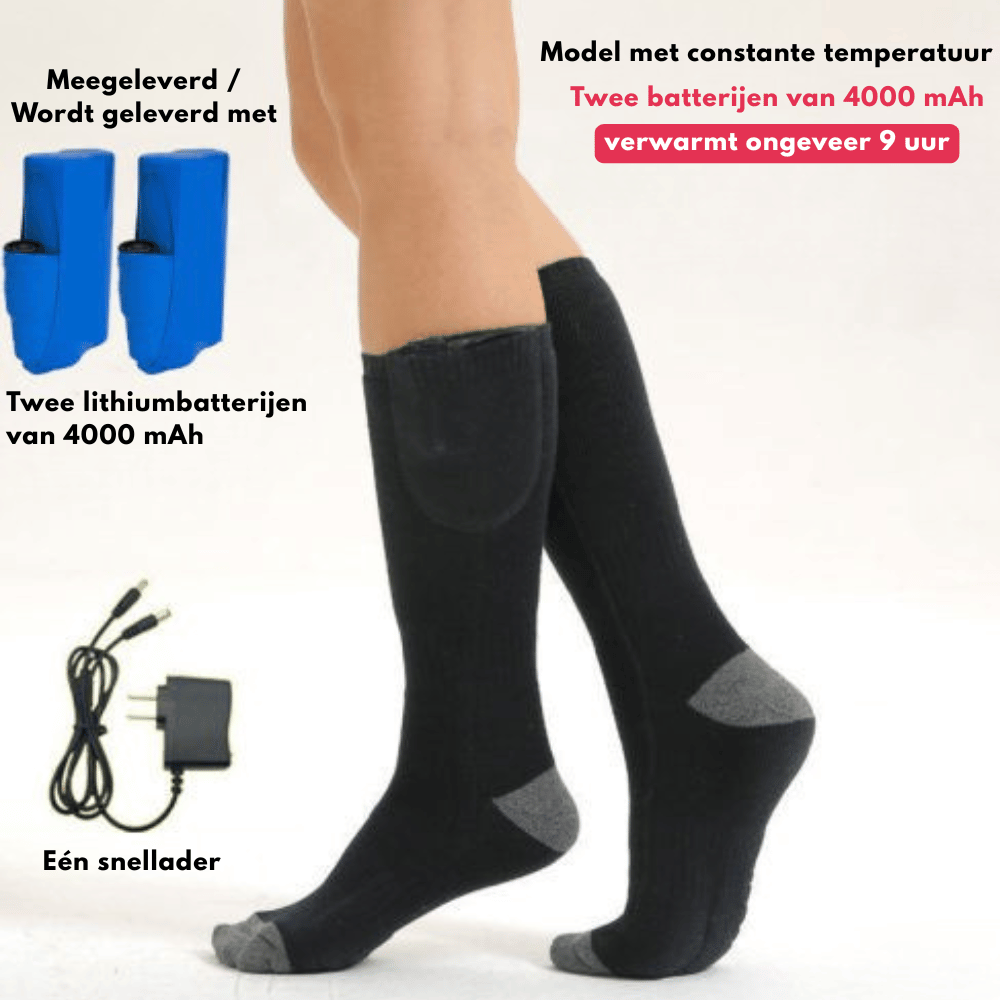 Sally — Elektrische Verwarmende Thermosokken | 50% KORTING
