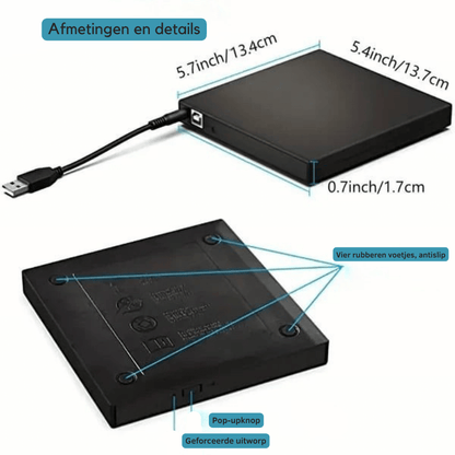 DeskHub – USB-Hub met RGB | 50% KORTING