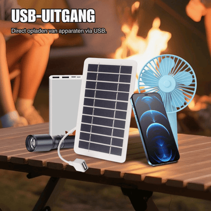 SunPower — Flexibel Zonne-Oplaadpaneel | 1+1 GRATIS