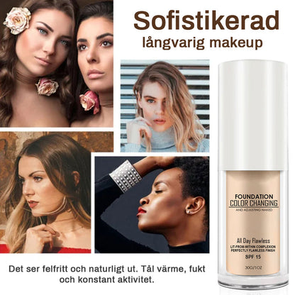 Zweetbestendige en langhoudende make-up foundation