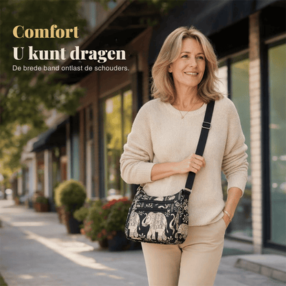 Alma — Elegante Nylon Schoudertas | 50% KORTING