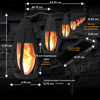 FlameGlow — Solar Vlammenlichtjes | 50% KORTING