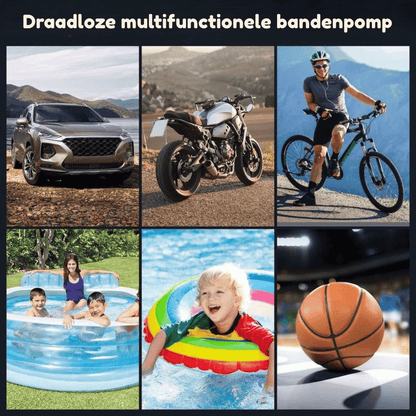 TireMaster Pro — Mobiele Bandencompressor | 50% KORTING